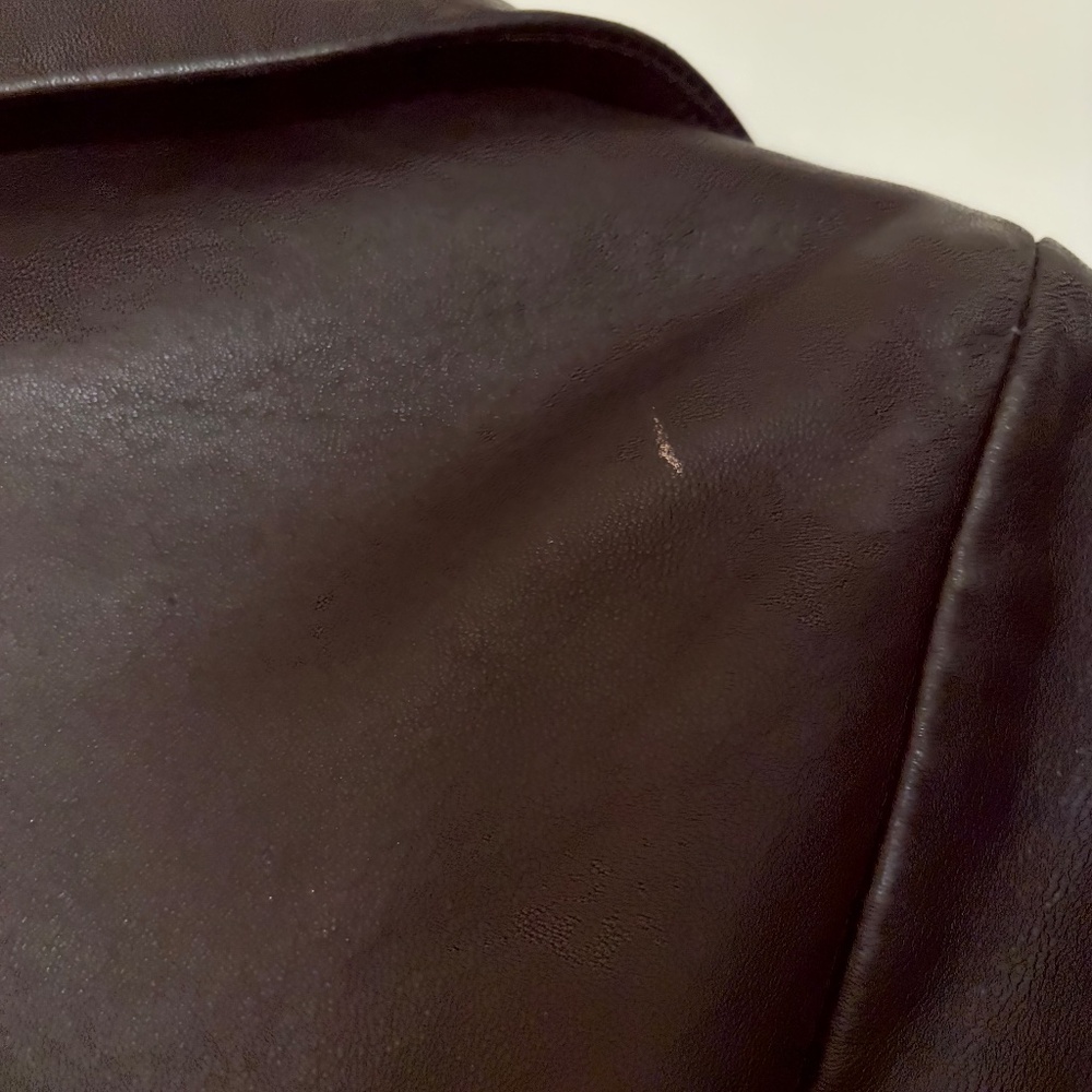 *Stunning* Via Spiga Black Leather Trench Coat- XS - Picture 11 of 11